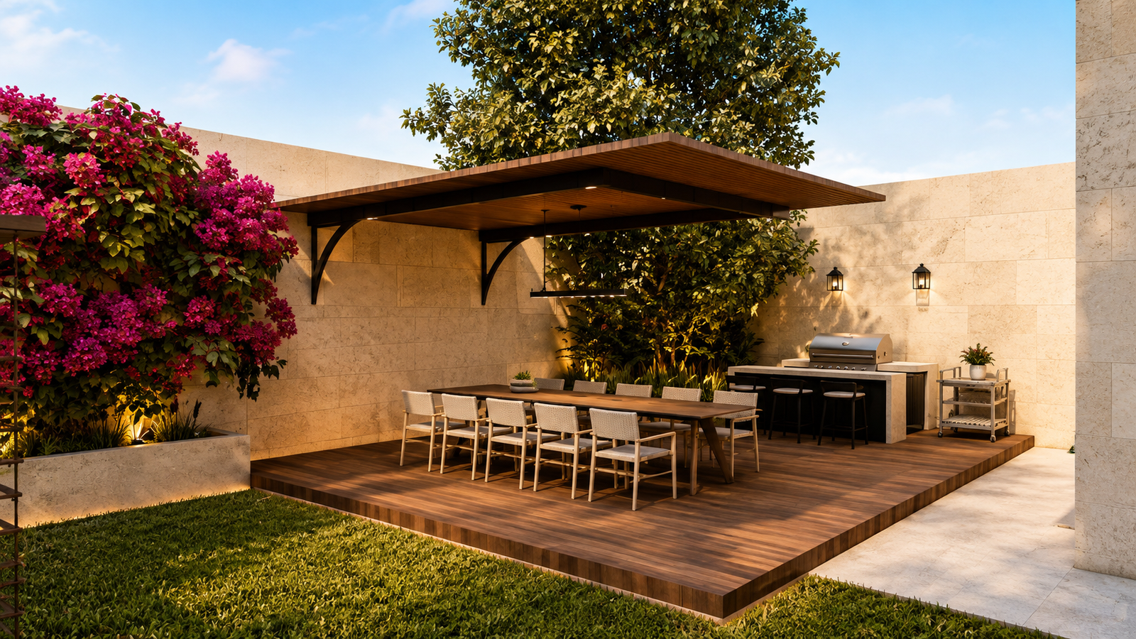 Outdoor Dining Pergola